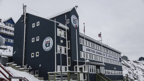 The Danish Armed Forces’ Joint Arctic Command headquarters in Nuuk, Greenland, January 21, 2026.