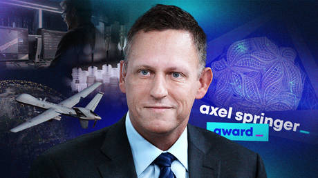 RT composition: Peter Thiel.