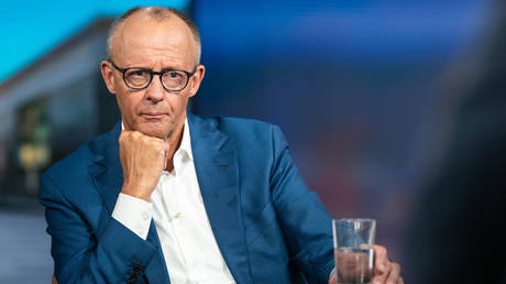 German Chancellor Friedrich Merz takes part in ‘At the Table with Friedrich Merz’ program on RTL broadcaster in Berlin, August 27, 2026.