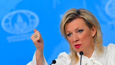 Russian Foreign Ministry spokeswoman Maria Zakharova.