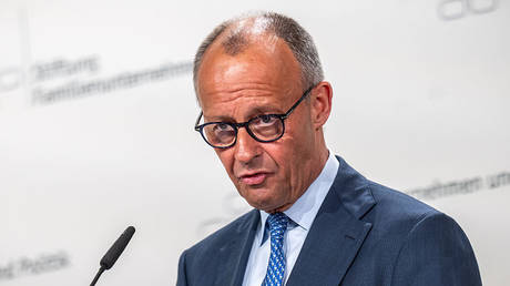 German Chancellor Friedrich Merz at the Family Business Day event in Berlin, June 17, 2026.