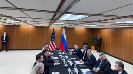 Russian Foreign Minister Sergey Lavrov and US Secretary of State Marco Rubio hold talks in Manila, Philippines, July 23, 2026.