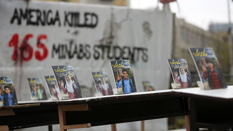 Minab school strike memorial in Tehran, Iran, March 29, 2026.
