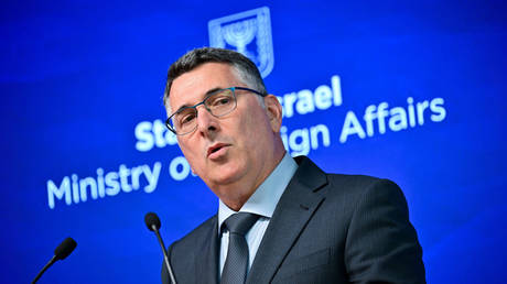 Israel's foreign minister Gideon Saar