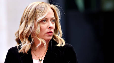 Italian Prime Minister Giorgia Meloni.