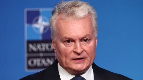 Lithuanian President Gitanas Nauseda.