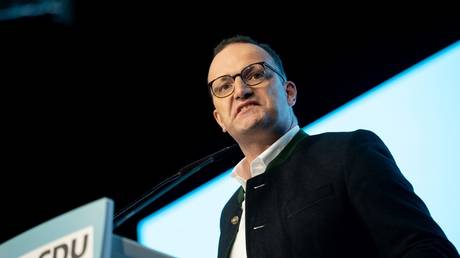 FILE PHOTO: German MP Jens Spahn.