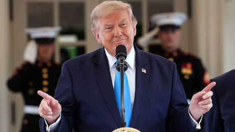 US President Donald Trump in Washington, DC, July 30, 2026.