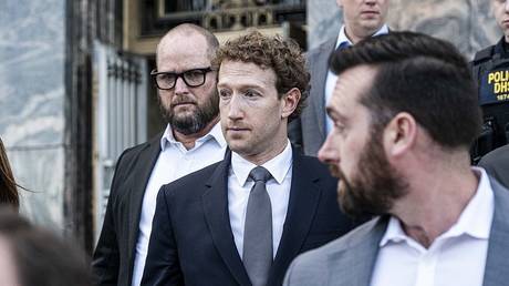 Mark Zuckerberg leaves the Federal Courthouse in Los Angeles, California, February 19, 2026