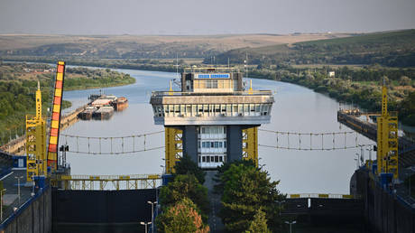 A view of the Cernavoda Nuclear Power Plant, Constanta, Romania, August 4, 2026.