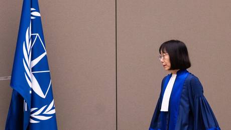 ICC President and Judge Tomoko Akane pictured before a hearing in The Hague, Netherlands, on November 20, 2024.