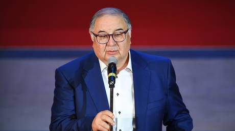Russian billionaire Alisher Usmanov.