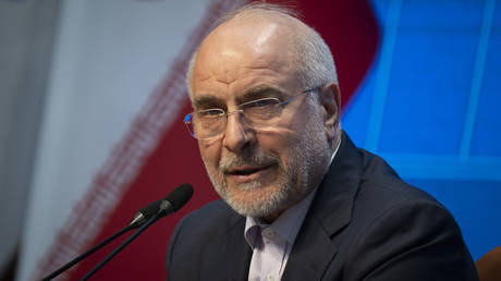 Iranian Parliament Speaker Mohammad Bagher Ghalibaf.