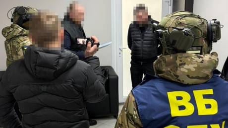 FILE PHOTO: The detention of the former  head of logistics at the Ukrainian Air Force.