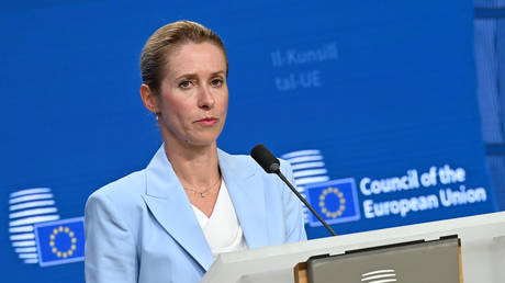 FILE PHOTO: EU foreign policy chief Kaja Kallas, Brussels, Belgium