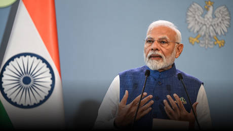 Indian Prime Minister Narendra Modi speaks during an official event. (FILE PHOTO)