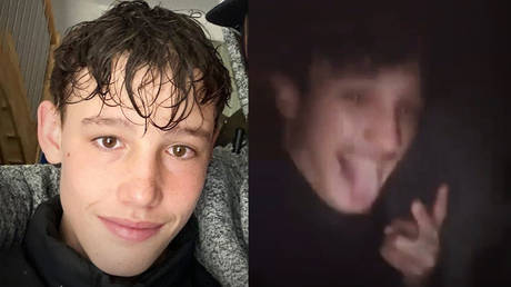 Louis, the 17-year-old victim of a deadly beating in Narbonne / One of the assailants posing during the attack.
