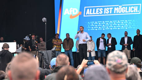 Ulrich Siegmund, the AfD's top candidate for the state election in Saxony-Anhalt