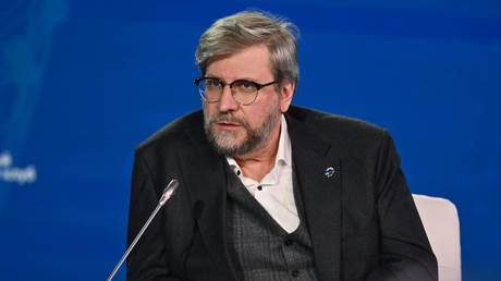 Fyodor Lukyanov, chairman of the Presidium of the Council on Foreign and Defense Policy of Russia and research director of the Valdai Development and Support Fund, at the Valdai Discussion Club, Sochi, Russia, November 7, 2024.