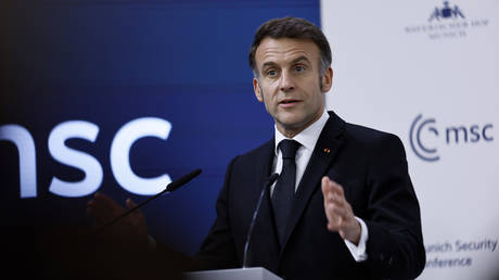 French President Emmanuel Macron.
