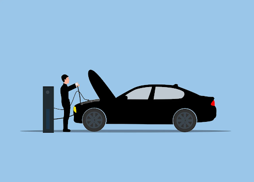 Building maintenance software dashboard used to manage an automotive facility