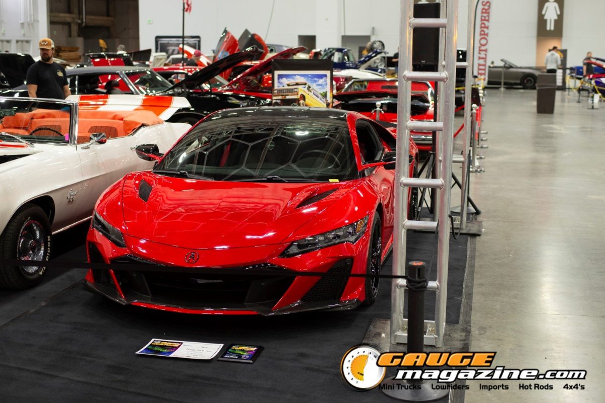 Red Acura NSX at Cavalcade of Customs 2026 in Cincinnati