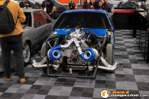 Race cars, performance parts, new products, and motorsports technology on display at PRI Show 2025 in Indianapolis, Indiana.