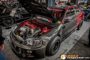 Race cars, performance parts, new products, and motorsports technology on display at PRI Show 2025 in Indianapolis, Indiana.