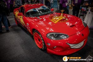 Race cars, performance parts, new products, and motorsports technology on display at PRI Show 2025 in Indianapolis, Indiana.