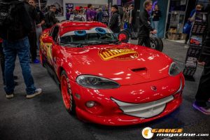 Race cars, performance parts, new products, and motorsports technology on display at PRI Show 2025 in Indianapolis, Indiana.