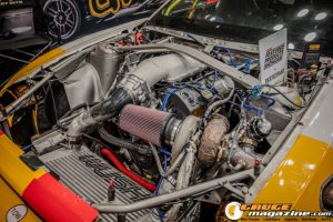 Race cars, performance parts, new products, and motorsports technology on display at PRI Show 2025 in Indianapolis, Indiana.