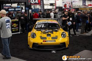 Race cars, performance parts, new products, and motorsports technology on display at PRI Show 2025 in Indianapolis, Indiana.