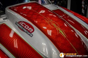 Race cars, performance parts, new products, and motorsports technology on display at PRI Show 2025 in Indianapolis, Indiana.