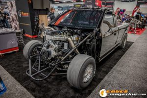 Race cars, performance parts, new products, and motorsports technology on display at PRI Show 2025 in Indianapolis, Indiana.