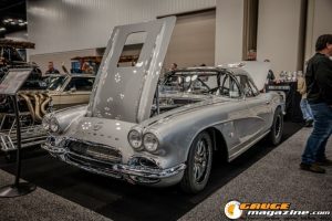 Race cars, performance parts, new products, and motorsports technology on display at PRI Show 2025 in Indianapolis, Indiana.