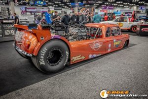 Race cars, performance parts, new products, and motorsports technology on display at PRI Show 2025 in Indianapolis, Indiana.