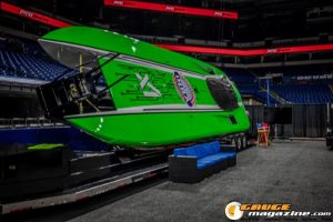 Race cars, performance parts, new products, and motorsports technology on display at PRI Show 2025 in Indianapolis, Indiana.