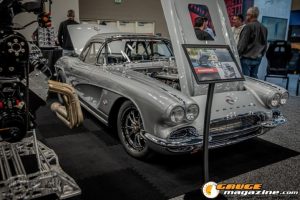 Race cars, performance parts, new products, and motorsports technology on display at PRI Show 2025 in Indianapolis, Indiana.