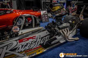 Race cars, performance parts, new products, and motorsports technology on display at PRI Show 2025 in Indianapolis, Indiana.