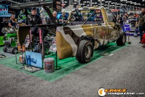 Race cars, performance parts, new products, and motorsports technology on display at PRI Show 2025 in Indianapolis, Indiana.