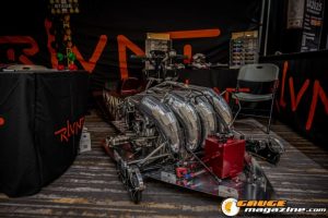 Race cars, performance parts, new products, and motorsports technology on display at PRI Show 2025 in Indianapolis, Indiana.
