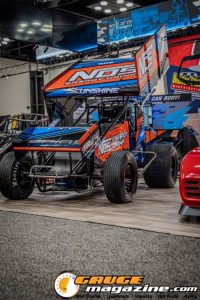 Race cars, performance parts, new products, and motorsports technology on display at PRI Show 2025 in Indianapolis, Indiana.