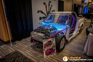 Race cars, performance parts, new products, and motorsports technology on display at PRI Show 2025 in Indianapolis, Indiana.