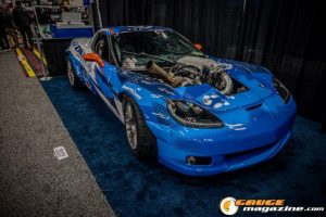 Race cars, performance parts, new products, and motorsports technology on display at PRI Show 2025 in Indianapolis, Indiana.