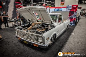 Race cars, performance parts, new products, and motorsports technology on display at PRI Show 2025 in Indianapolis, Indiana.