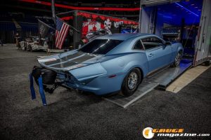 Race cars, performance parts, new products, and motorsports technology on display at PRI Show 2025 in Indianapolis, Indiana.