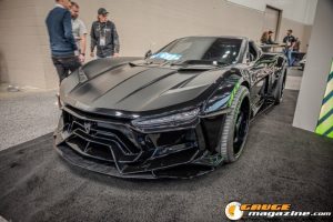 Race cars, performance parts, new products, and motorsports technology on display at PRI Show 2025 in Indianapolis, Indiana.
