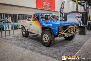 Race cars, performance parts, new products, and motorsports technology on display at PRI Show 2025 in Indianapolis, Indiana.
