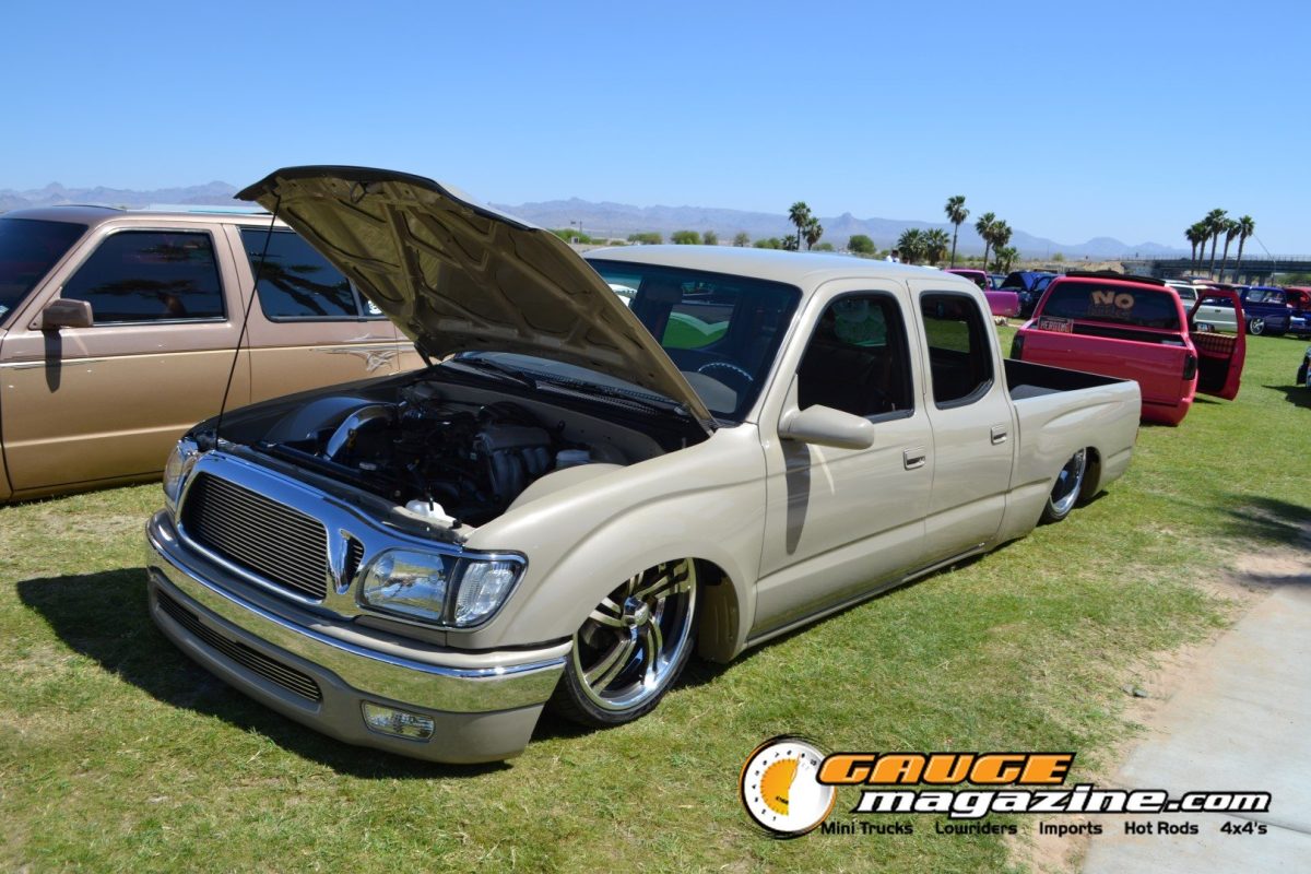 forbidden-fantasy-show-n-shine-2026-041-tan-toyota-tacoma-engine-bay-slammed