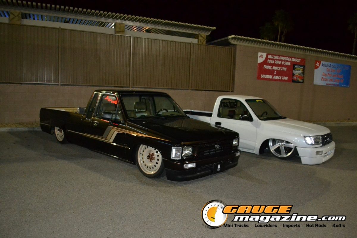 forbidden-fantasy-show-n-shine-2026-133-black-toyota-pickup-white-wheels-night